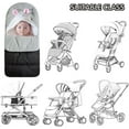 thumbnail image 4 of NOGIS Baby Bunting Bag,Stroller Footmuff Universal,Stroller Sleeping Bag,Waterproof Toddler Footmuff,Cold Weather Resistant Baby Stroller Footmuff Fits Most Pushchair, 4 of 7