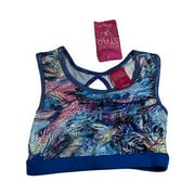Capezio Girls' Future Star Abstract Movement Bra Princess Blue - SMALL