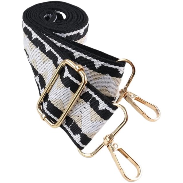 LinYooLi Bandoulière de Remplacement Réglable, Sangles de Bagage, Ceinture Bandoulière en Toile pour Sac à Main, Sangle de Sac à Main pour Femmes (Style A 119)