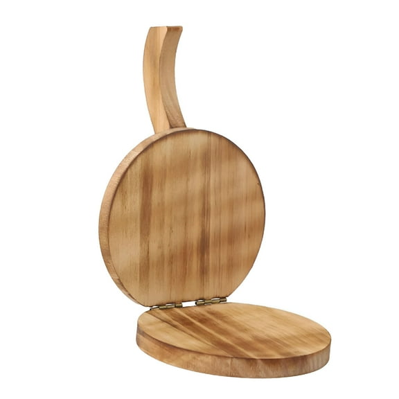 ACDANC Tortilla Press,5" Round Wooden Tortilla Press Maker Hardwood Mexican Tortillera Presser,Wood Flour Tortilla Press for Homemade Mexican Tortillas,Roti,Burritos,Taco