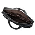 thumbnail image 3 of Men's Leather Bag Messenger Bag Business Bag Totes Handbags Briefcases Genuine Leather 14 Inch Laptop Bags Black Computer Bags for Document, 3 of 5