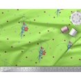 thumbnail image 2 of Soimoi polyester Crepe Fabric Leaves & Lily Floral Print Fabric by Yard 52 Inch Wide, 2 of 6