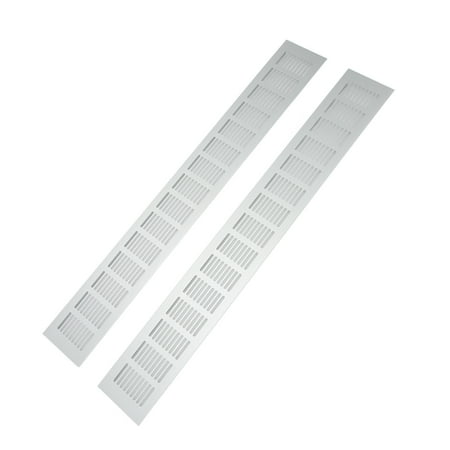 

Air Vent Grille Plate Rectangle Ventilation Grille Aluminium Alloy Easy Installation For Electrical Boxes