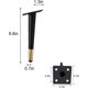 thumbnail image 5 of Set Of 4 Matte Black Gold Metal Slanted Furniture Legs For Coffee Table Desk Bar Sofa Worktop Kitchen Unit Dining Table (black Gold, 25cm X 4), 5 of 5