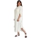 thumbnail image 4 of Vestido camisero con olanes Roman Fashion Talla Extra 1062 Blanco, 4 of 6
