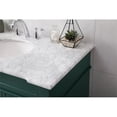 thumbnail image 4 of Elegant Decor Wesley 42" Solid Wood Steel Single Bathroom Vanity Set in Green, 4 of 8