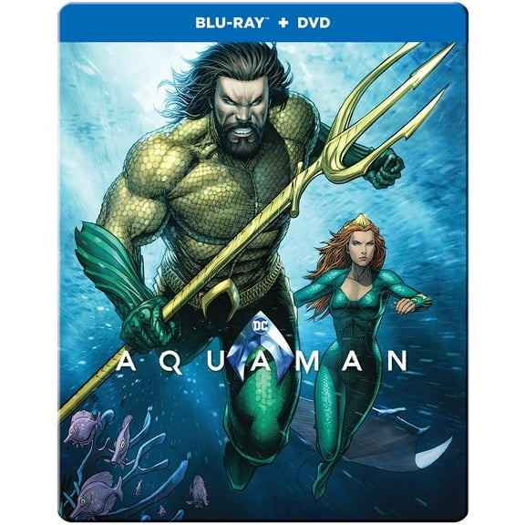 Aquaman (2DBD SteelBook/Blu-ray   DVD Combo Pack) (BD) [Blu-ray]