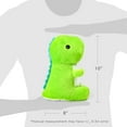 thumbnail image 7 of BenBen Dinosaur Stuffed Animal, 12" Dino Plush Toys for Kids, Boys, Girls, Tyrannosaurus Rex, Green, 7 of 7