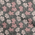 thumbnail image 1 of oneOone Cotton Flex Gray Fabric Florals Craft Projects Decor Fabric Printed By The Yard 40 Inch Wide, 1 of 4