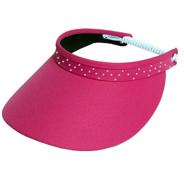 Glove It Women's Adjustable Coil Visor Golf & Tennis Head Visors for