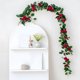 thumbnail image 5 of Corona de rosas artificiales 68.9in Enredadera trepadora de flor de seda con hojas verdes | 21 cabezas | Blanco, Rojo, Rosa, Morado Opciones | Decoración de oficina flexible para sala de fiestas, 5 of 6