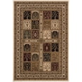 thumbnail image 2 of 5â€™ Round Cream Traditional Decorative Area Rug, 2 of 5