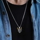 thumbnail image 1 of Prajna Ghost Pendant Necklace Personality Halloween Mask Stainless Steel Necklace Jewelry, 1 of 6