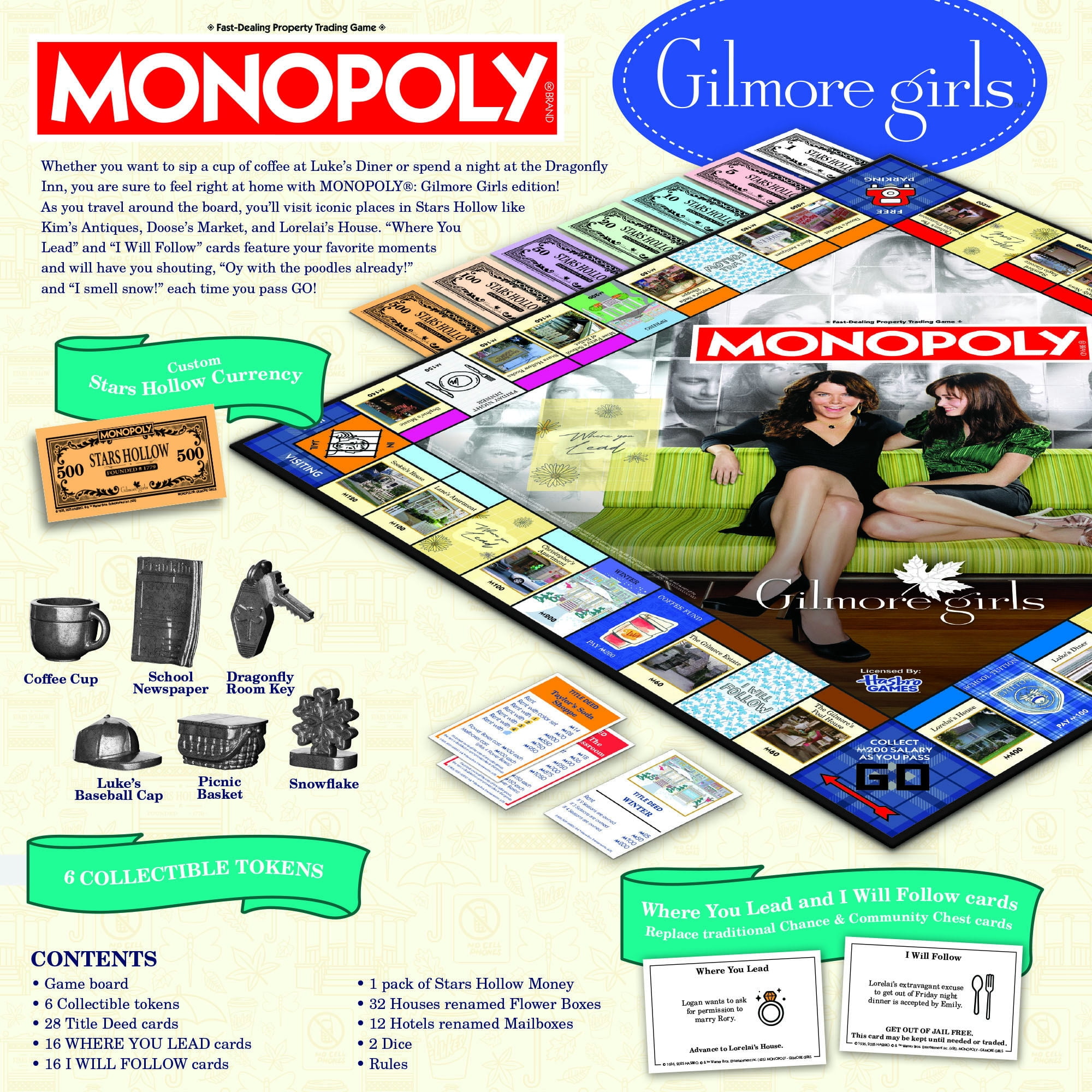 USAopoly MONOPOLY Gilmore Girls Board Game