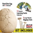 thumbnail image 4 of Piano Potato Giant Dinosaur Dig Kit for Kids - Jumbo 7-Inch Dino Egg Excavation Toy with 12 Dinosaurs & Tools, STEM Science Educational Gift Ages 6-12, 4 of 10