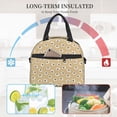 thumbnail image 4 of Uemuo Daisies Flowers Printed Lunch Bag Lunch Box Reusable Insulated Lunch Tote Bag, Leakproof Thermal Cooler Sack Food Handbags Case High Capacity, 4 of 5