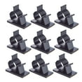 thumbnail image 1 of 50pcs Plastic Clips Adhesive Backed Wire Cable Clips Cord Management Adjustable Clamps, 1 of 8