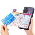 thumbnail image 4 of Pour Redmi Note 8T Portefeuille Rétro Peint à Fermeture Éclair Étui Arrière (Violet), iPhone 16, 4 of 7