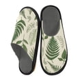 thumbnail image 2 of IAUYY Memory Foam House Slippers Suitable for Both Men and Women. Comfortable, Anti-Slip Plush Flat-Bottomed Slippers The Best Holiday Gift Vintage Botanica, 2 of 9