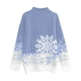 thumbnail image 2 of jjayotai Womens Sweater Clearance Women's Christmas Crewneck Sweater Long Sleeve Printed Loose Pullover Top, 2 of 9
