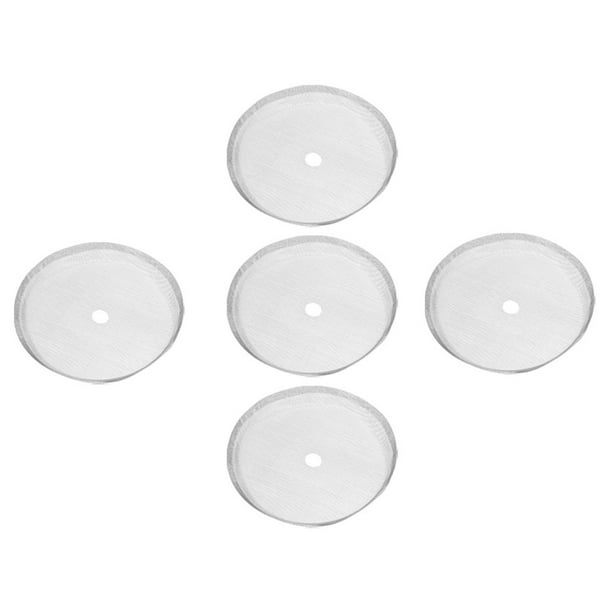 French Press Filter Mesh,5Pcs 80 Mesh Stainless Coffee Filter Screen French Press Filter Screen