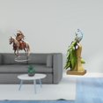 thumbnail image 2 of Escultura acrílica de caballero, centro de mesa, impermeable, decoración para el hogar, adorno de escritorio con base, ideal para la entrada, 2 of 8