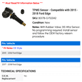 thumbnail image 2 of TPMS Sensor - Compatible with 2015 - 2018 Ford Edge 2016 2017, 2 of 2