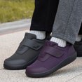 thumbnail image 3 of Unisex Wide Width Hook and Loop Walking Shoes for Men Women, Breathable Mesh Comfort Sneakers, Anti-slip Casual Everyday Footwear, 4 Colors, 3 of 7