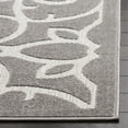 thumbnail image 3 of SAFAVIEH Cottage Kajus Floral Swirls Indoor/Outdoor Area Rug Grey/Light Grey, 4' x 6', 3 of 7
