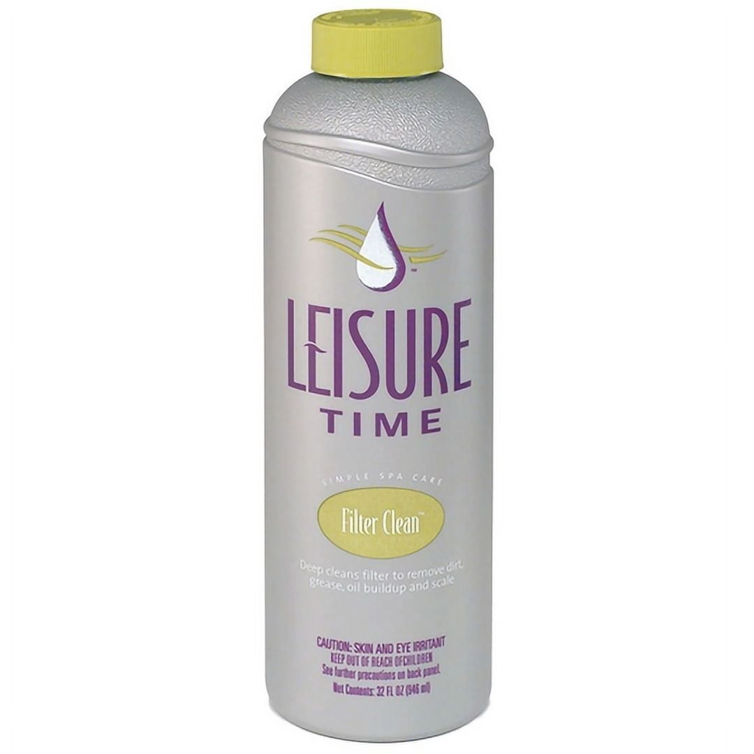 Leisure Time LZ-O-12 Filter Clean Cartridge Cleaner for Spas and Hot Tubs, 12-Pack, 1-Quart