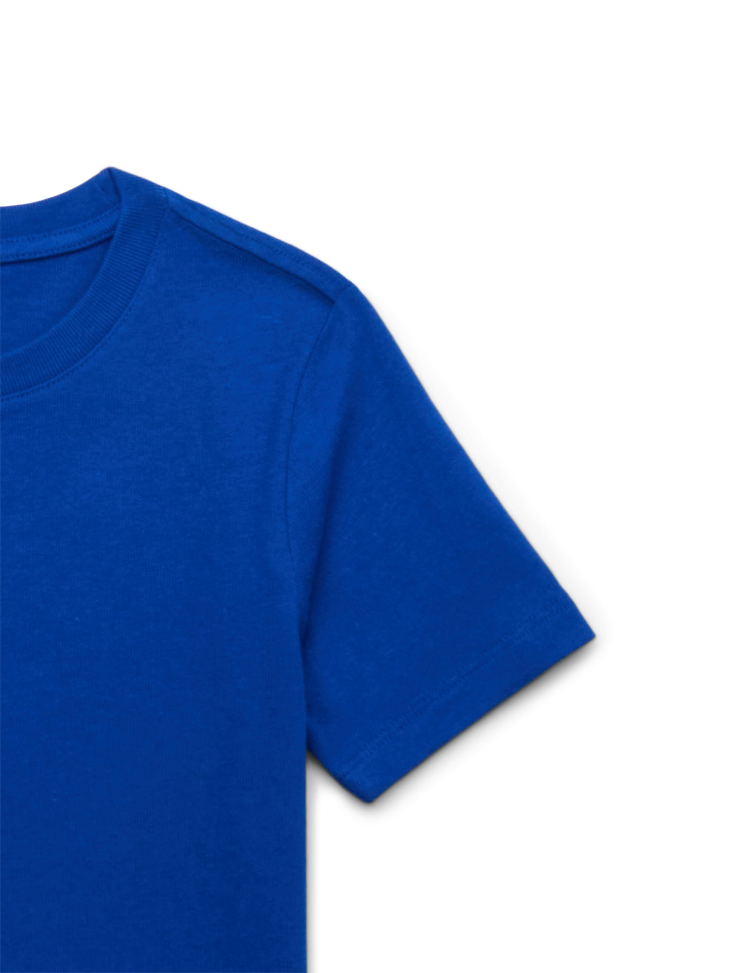 Wonder Nation Boys Short Sleeve Heavyweight Boxy T-Shirt, Sizes 4-18 & Husky