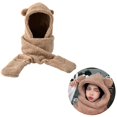 thumbnail image 2 of Chapeau d'Hiver à Capuche Mignon Multi-Fonctionnel à Capuche avec Poches pour Femmes, 2 of 10