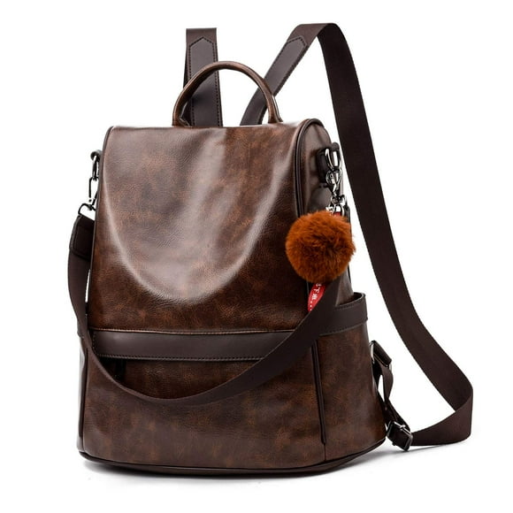 CHERUTY-mochila para mujer, bolso de hombro informal antirrobo de cuero PU, bolsos tipo cartera a la moda para mujer