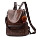 thumbnail image 1 of CHERUTY-mochila para mujer, bolso de hombro informal antirrobo de cuero PU, bolsos tipo cartera a la moda para mujer, 1 of 5