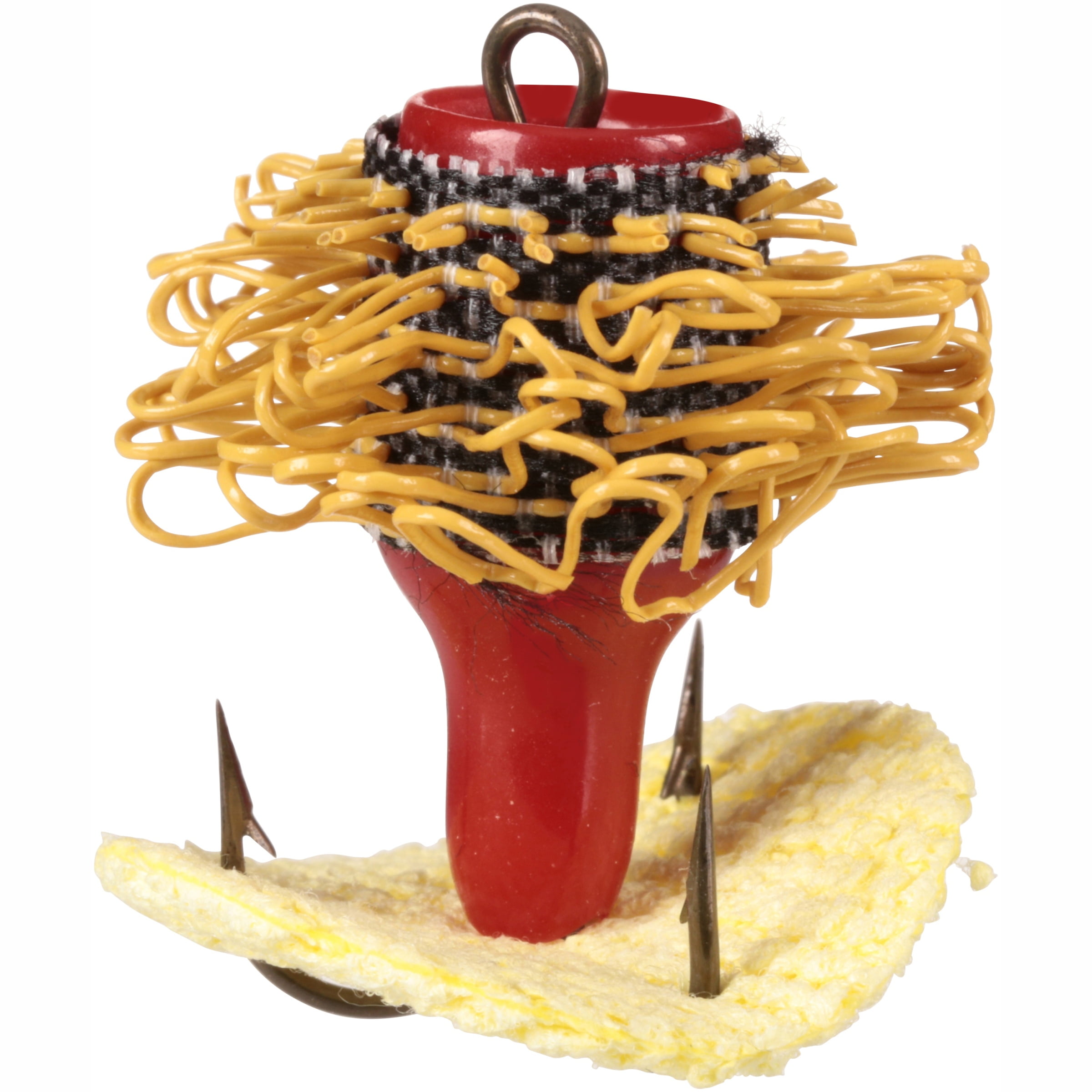 MAGIC BAIT WoolyTreble Fishing Bait Holder 2ct Red