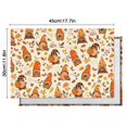 thumbnail image 6 of Fall Gathering Placemats Set of 4, Machine Washable Durable Linen Table Mats with Rustic Pumpkin and Harvest Design, Heat Resistant Autumn Dining Table Mats for Thanksgiving, 6 of 6
