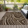 thumbnail image 6 of Addison Rugs Chantille Indoor/Outdoor Transitional Swirls Fudge Washable Rectangle Rug, 3' x 5', 6 of 6