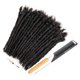 thumbnail image 1 of Daixi Extensiones de cabello humano 100 % real entrelazadas hechas a mano, extensiones permanentes con textura de aspecto natural, rastas suaves (1B - 0,8 cm, 8 pulgadas, 60 hebras), 1 of 1