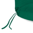 thumbnail image 6 of Jordan Manufacturing Sunbrella 74" x 22" Canvas Forest Green Solid Rectangular Outdoor Chaise Lounge Cushion with Ties and Hanger Loop, 6 of 11
