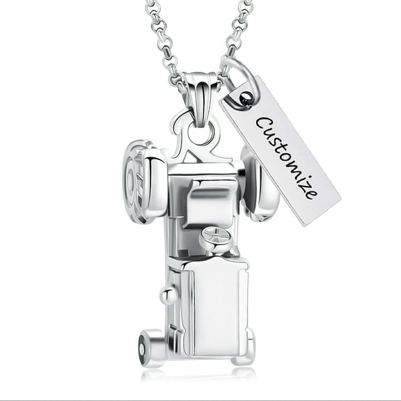 Personalize Racing Car Urn Pendant for Ashes Necklace for Cremation Ashes Holder Memorial Jewelry