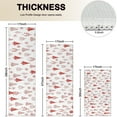 thumbnail image 4 of Red Christmas Tree Pattern Kitchen Rugs Sets Of 3,Kitchen Runner Rugs Non Skid Washable,Decorative Kitchen Floor Mats for Kitchen,Sink,Laundry,17"x30"+ 17"x47" + 17"x59", 4 of 6