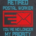 thumbnail image 3 of CafePress - Retired Postal Worker Graphic: Long Sleeve T Shirt - Long Sleeve Dark T-Shirt, 3 of 4