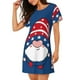 thumbnail image 2 of Disketp Three Gnome Independence Day para Camisón Corto de Manga Corta para Mujeres, Camisón Cómodo con Escote Redondo, Bonito y Confortable, 2 of 6