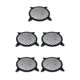thumbnail image 3 of Riwesomey Universal Car Plastic Speaker Subwoofer Amplifier Grill 6 Mesh Inch Cover Type2 NO2, 3 of 6