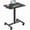 Black, variant on Adjustable Rolling Desk Laptop Computer Cart for Home, Office, Classroom,Overbed Table