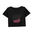thumbnail image 4 of Top corto para mujer, trajes clásicos de verano, camiseta recortada para deportes de senderismo SG, 4 of 7