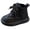 Black, variant on Afuyipoi Unisex Big Kids' Thick Soled Snow Boots Insulated Faux Leather Casual Comfort Warm Winter Shoes Size 9.5 Little Kid - 12 Little Kid Khaki Size 12 Little Kids