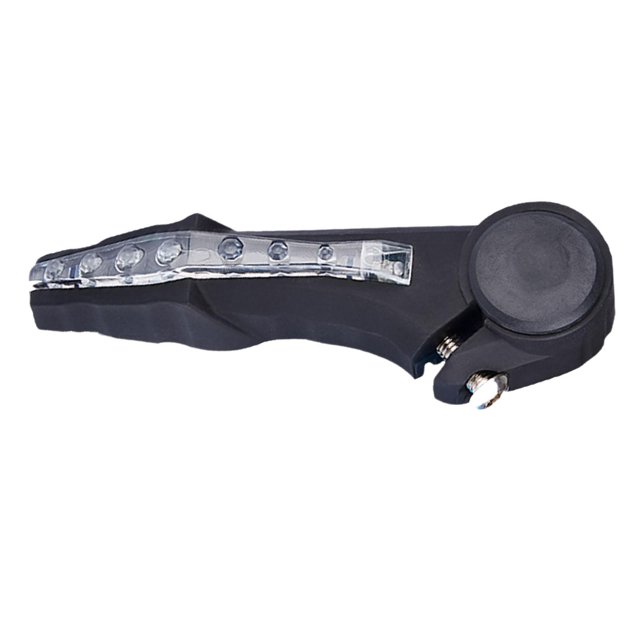 Extensor de manillar de bicicleta, puños de bicicleta, luces intermitentes, impermeable, seguridad luz roja