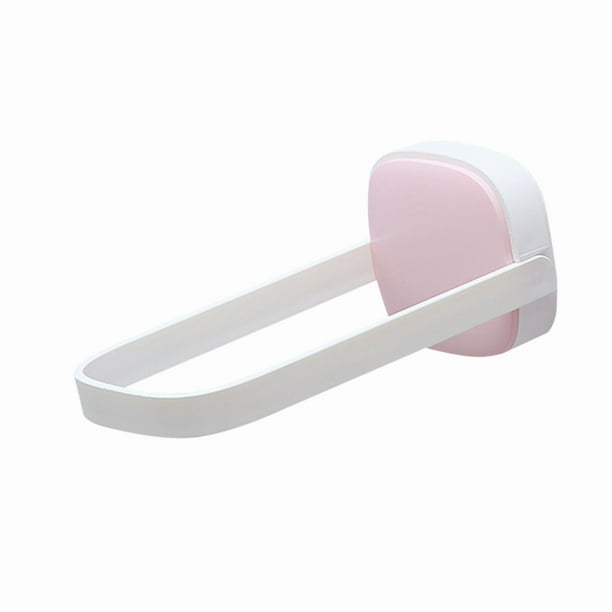 Perchas de almacenamiento, estante apilador, colgador de ropa montado en la pared, organizador de soporte para armario, dormitorio, balcón, Almacenamiento y organización del hogar rosa blanco Naiovety HA003997-04