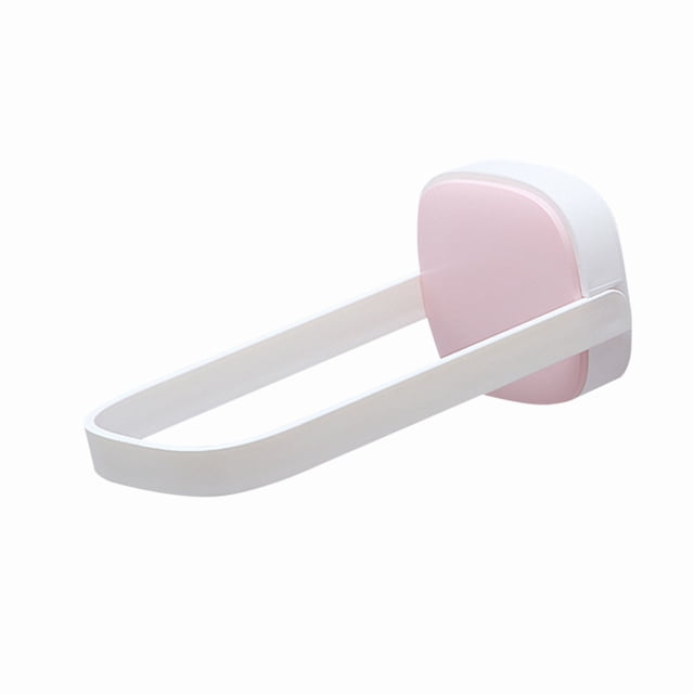 Perchas de almacenamiento, estante apilador, colgador de ropa montado en la pared, organizador de soporte para armario, dormitorio, balcón, Almacenamiento y organización del hogar rosa blanco Injueey HA003997-04